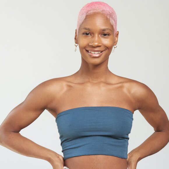 7 Pack Women’s Multi-Color Tube Tops | Basic Fitted, Soft & Stretchy, Made USA - Picture 12 of 16